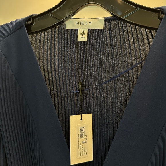 Navy Blue Ribbed Dress - Picture 6 of 9